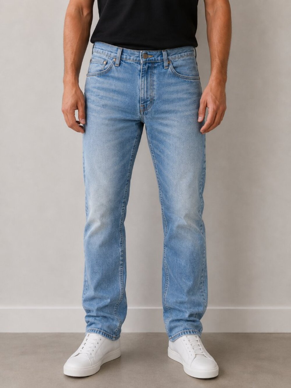 Wrangler Light Blue Relaxed Boot Cut Jeans